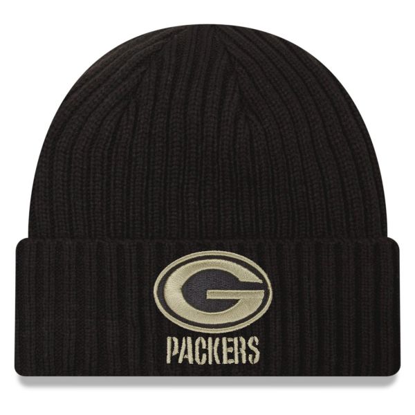 New Era Salute to Service Knit Beanie - Green Bay Packers