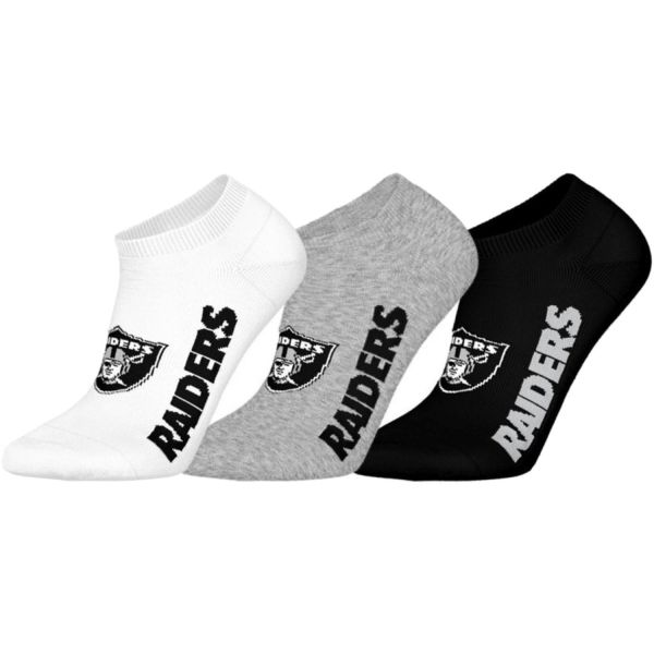 NFL Unisex Sneaker Socken - Las Vegas Raiders 3er Pack