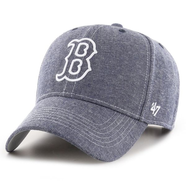 47 Brand Strapback Chambray Cap - EMERY Boston Red Sox