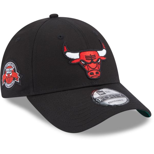 New Era 9Forty Strapback Cap - SIDE PATCH Chicago Bulls