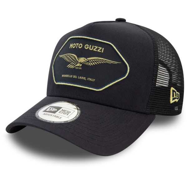 New Era A-Frame Mesh Trucker Cap - MOTO GUZZI navy