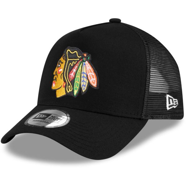 New Era Mesh A-Frame Trucker Cap - NHL Chicago Blackhawks