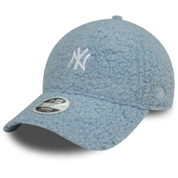 New Era 9Forty Damen Sherpa Cap - BORG NY Yankees sky blue