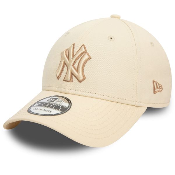 New Era 9Forty Strap Cap - OUTLINE New York Yankees beige