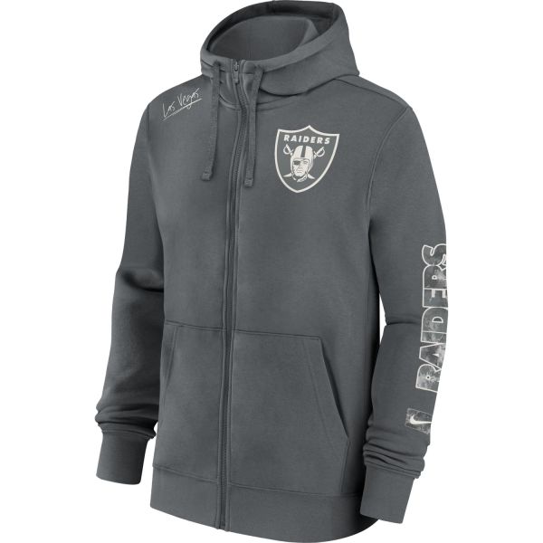 Las Vegas Raiders Nike Grafic Fleece Full-Zip Hoody