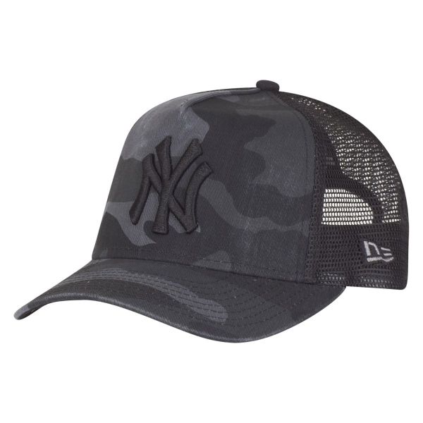 New Era Kids Trucker Cap - NY Yankees washed dark camo