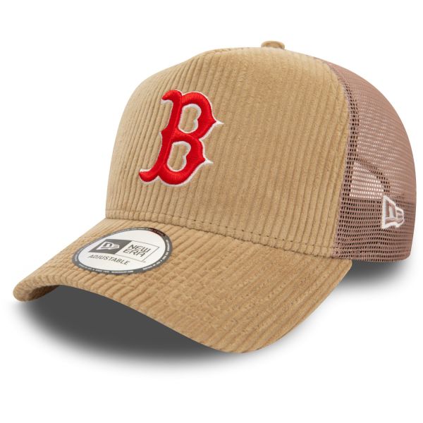 New Era A-Frame Trucker Cap - KORD Boston Red Sox beige