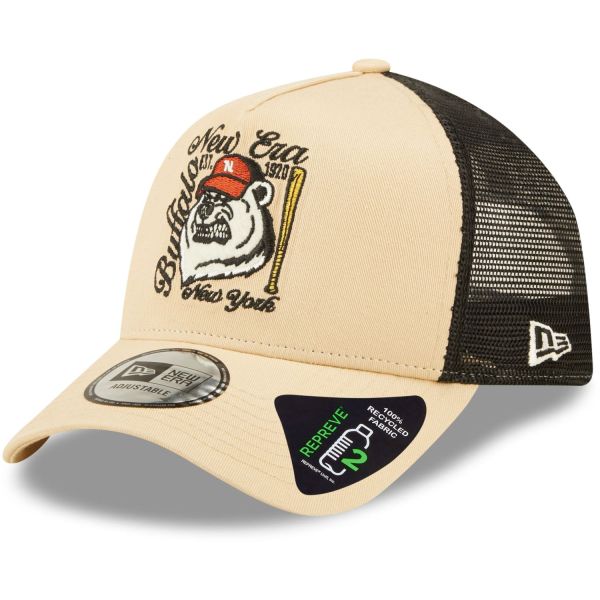 New Era Repreve A-Frame Trucker Cap - HERITAGE beige