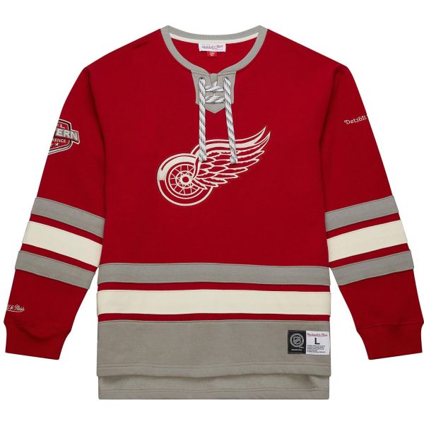 M&N Detroit Red Wings NHL Lace-Up Heritage Hoody