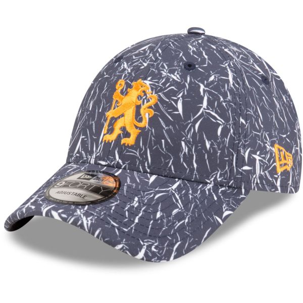 New Era 9Forty Strapback Cap - FC Chelsea crinkle print