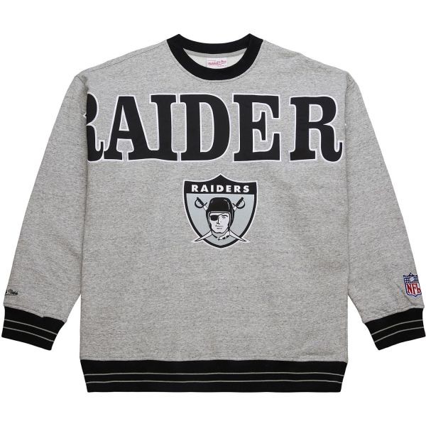 Mitchell & Ness SATIN Fleece Pullover Oakland Raiders