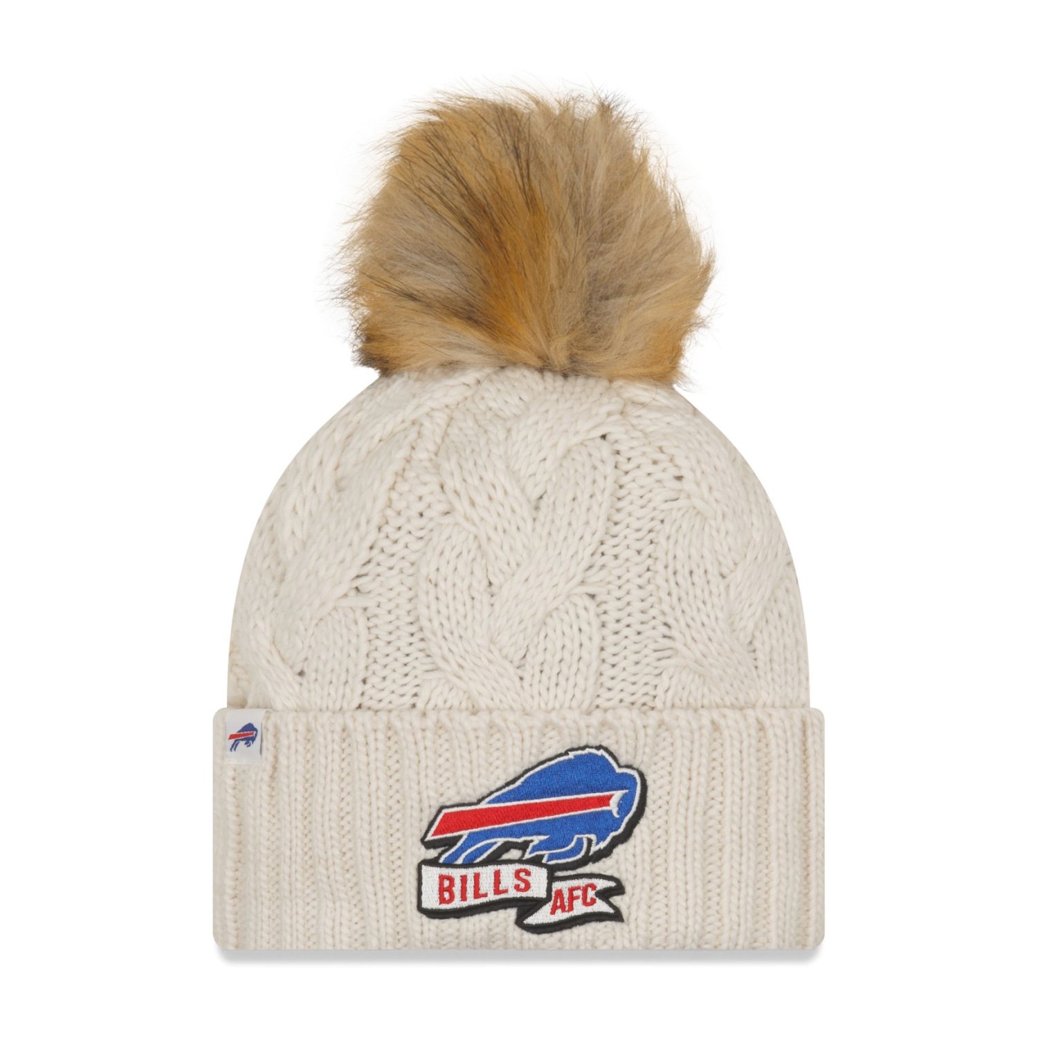 Winter Beanie Hat New Buffalo Bills New Era Knit On Field Sideline Fleece  Cap