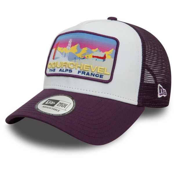 New Era A-Frame Mesh Trucker Cap - COURCHEVEL Alps