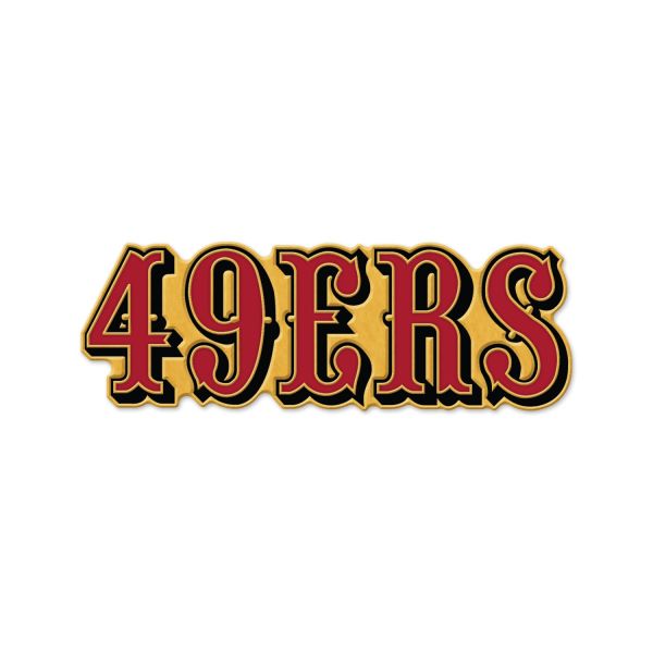 NFL Universal Bijoux Caps PIN San Francisco 49ers BOLD