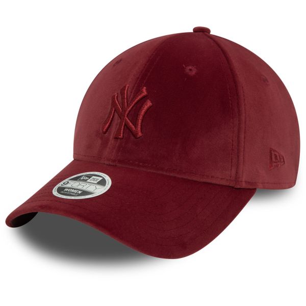 New Era 9Forty Damen Cap VELOURS New York Yankees maroon