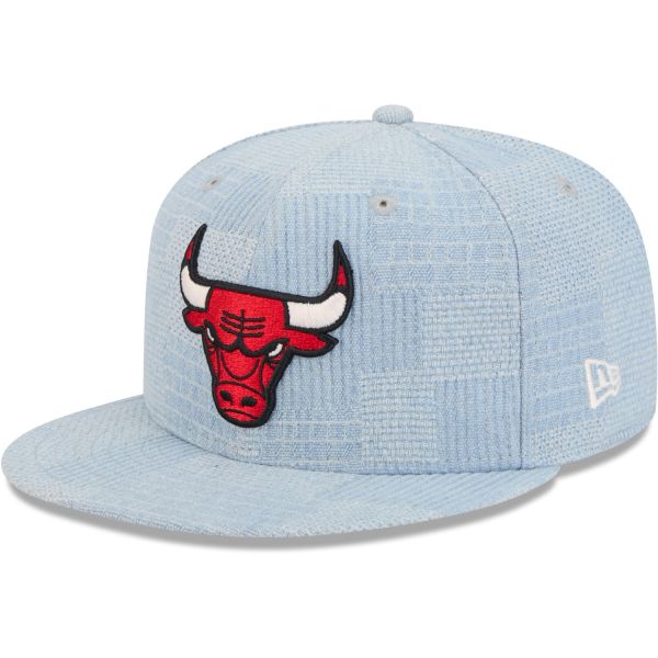 New Era 9Fifty Snap Cap - DENIM PATCHWORK Chicago Bulls