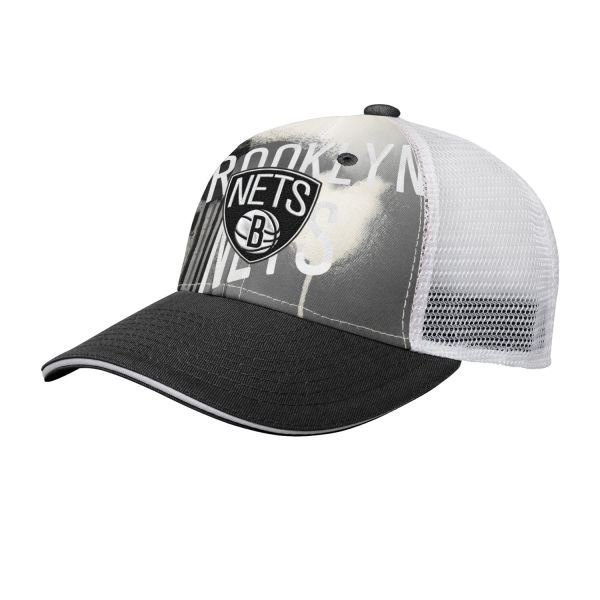 Outerstuff Enfants NBA Cap TRUCKER SPLASH Brooklyn Nets