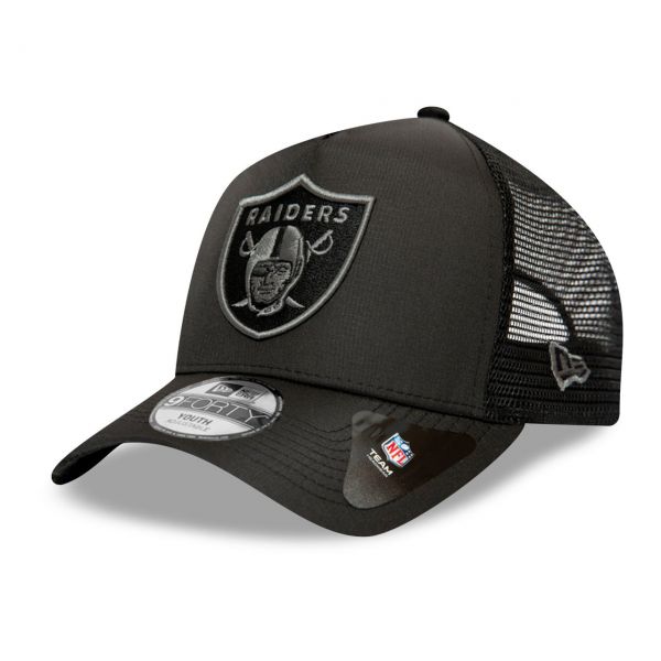 New Era A-Frame Trucker KIDS Cap - RIPSTOP Oakland Raiders