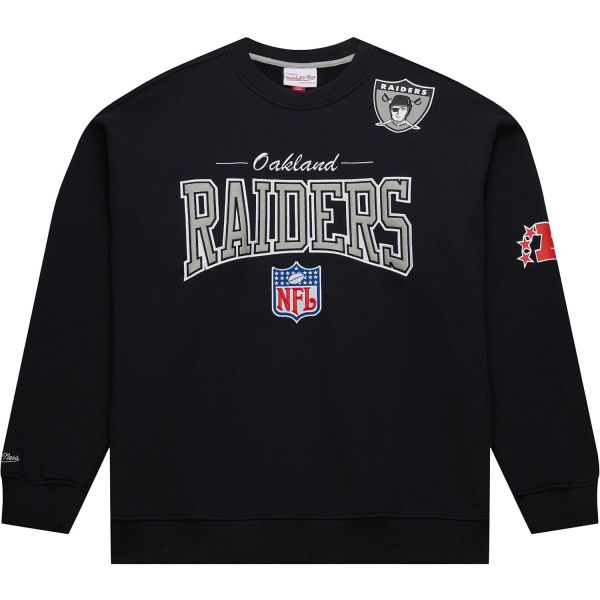 Mitchell & Ness BACKPRINT Pullover Oakland Raiders