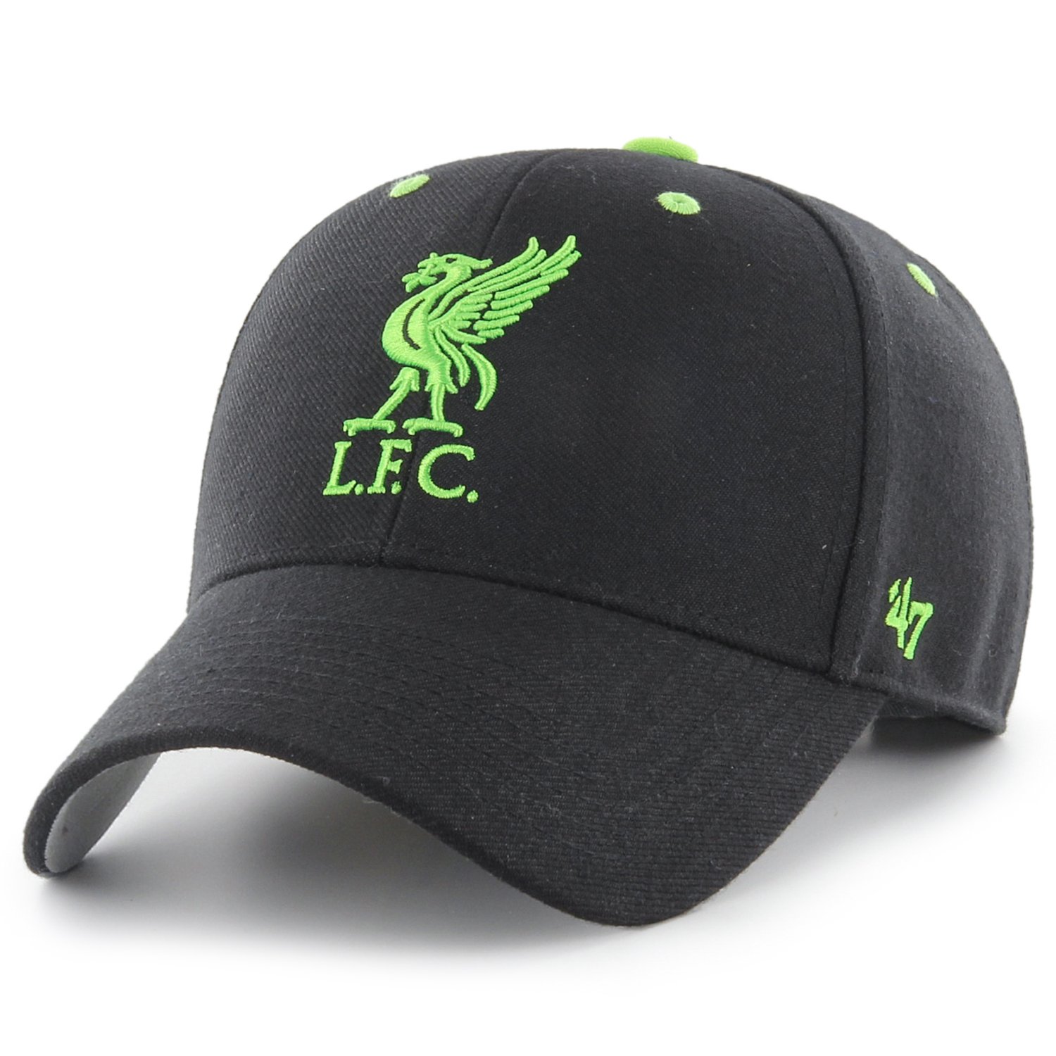 47 Brand Relaxed Fit Cap - MVP FC Liverpool schwarz / gold | Strapback ...