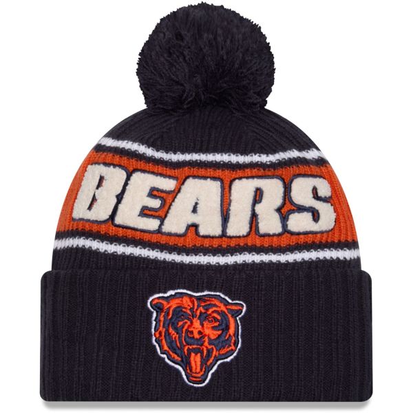 New Era NFL SIDELINE Bonnet Beanie - Chicago Bears navy