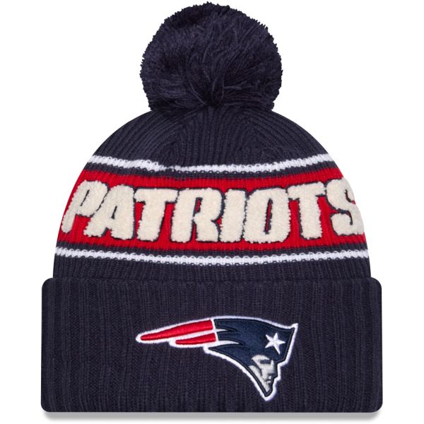 New Era NFL SIDELINE Knit Beanie - New England Patriots navy