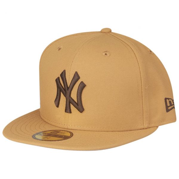 New Era 59Fifty Fitted Cap - MLB New York Yankees tan braun | Fitted ...