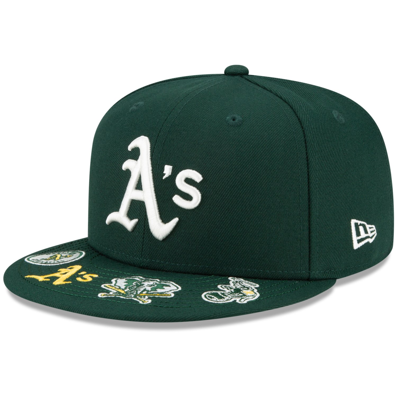 New Era 59Fifty Fitted Cap - GRAPHIC VISOR Oakland Athletics | Fitted ...