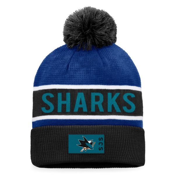 San Jose Sharks Authentic Pro Game Knit Bonnet