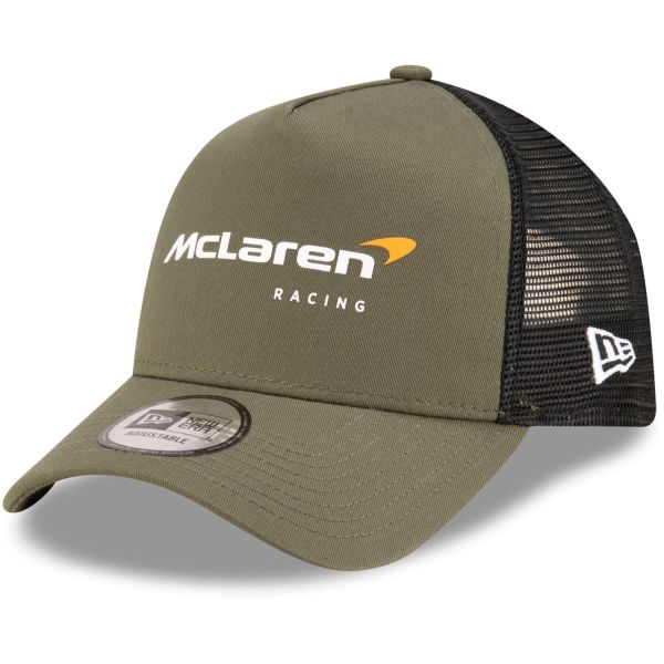 New Era A-Frame Mesh Trucker Cap - McLaren Racing olive