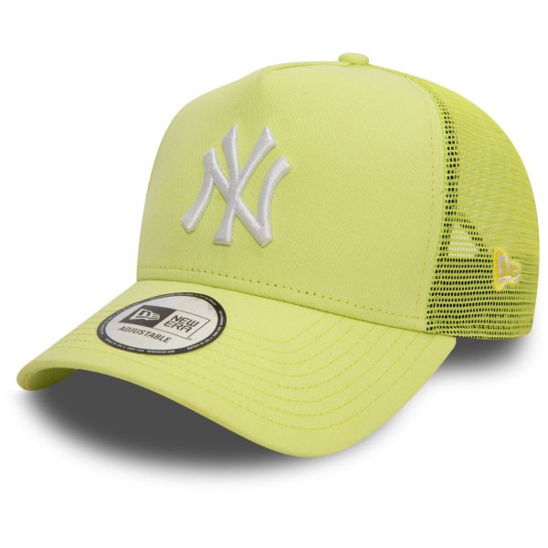 New Era A-Frame Trucker Cap - New York Yankees green pastel