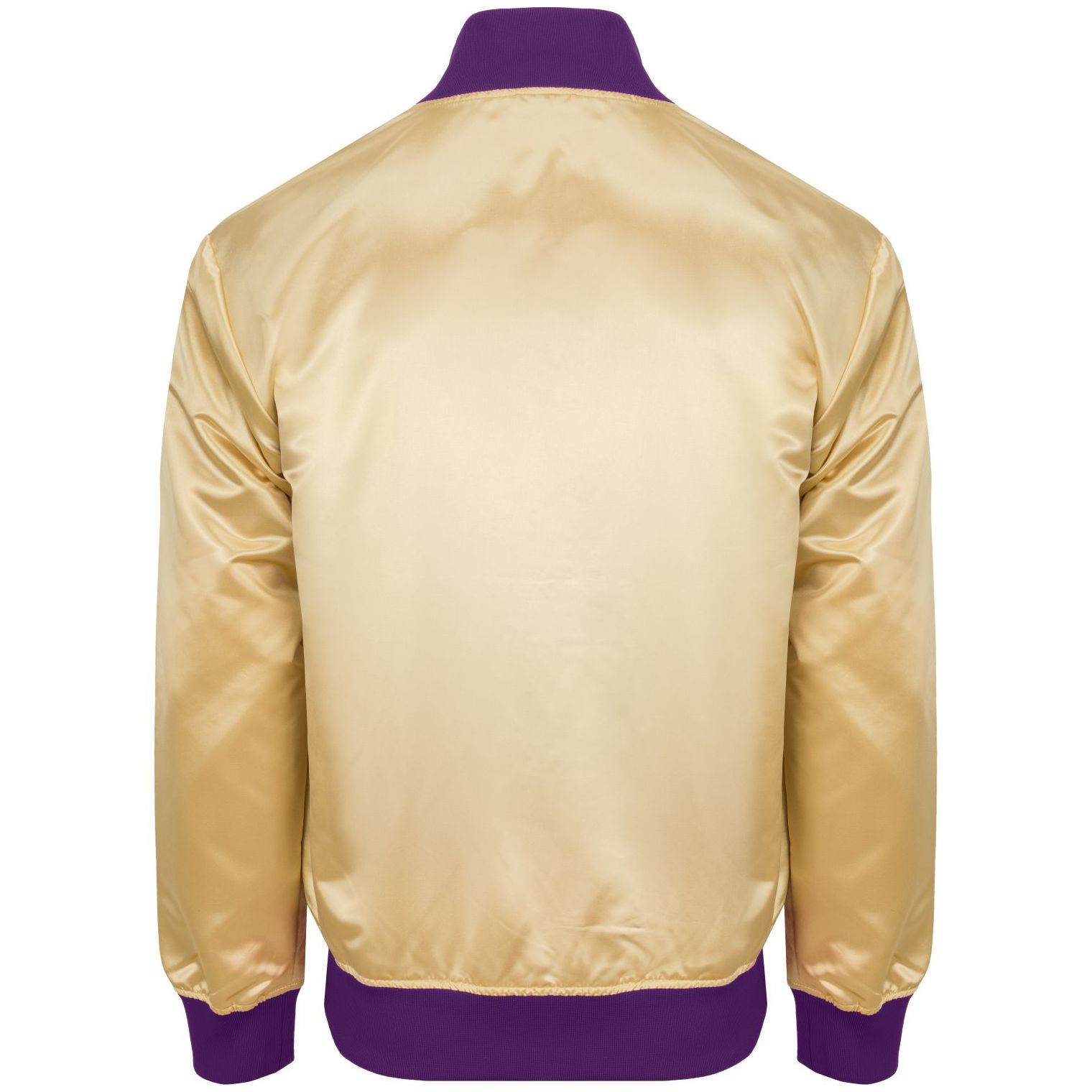 LA Lakers M&N Lightweight Satin Jacket Gold - The Locker Room of