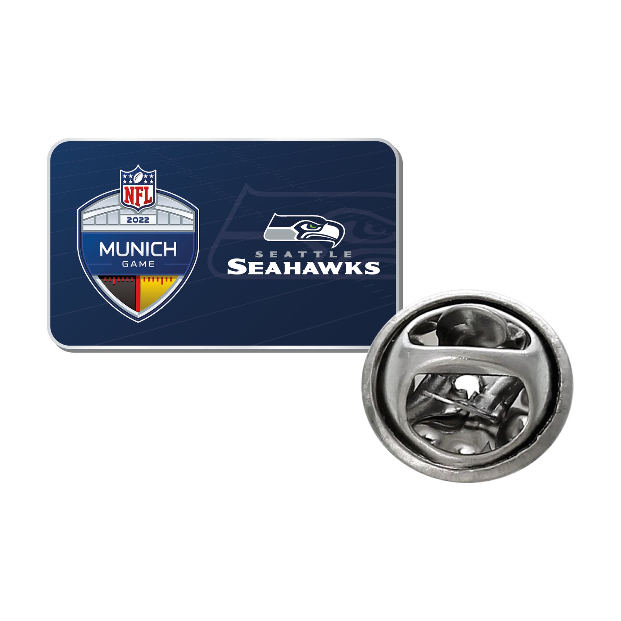 NFL Munich Game Pin Badge Anstecknadel Seattle Seahawks | Pins | Fan ...