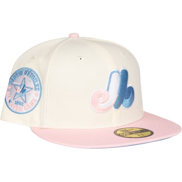 New Era 59Fifty Fitted Cap - Montreal Expos chrome rose