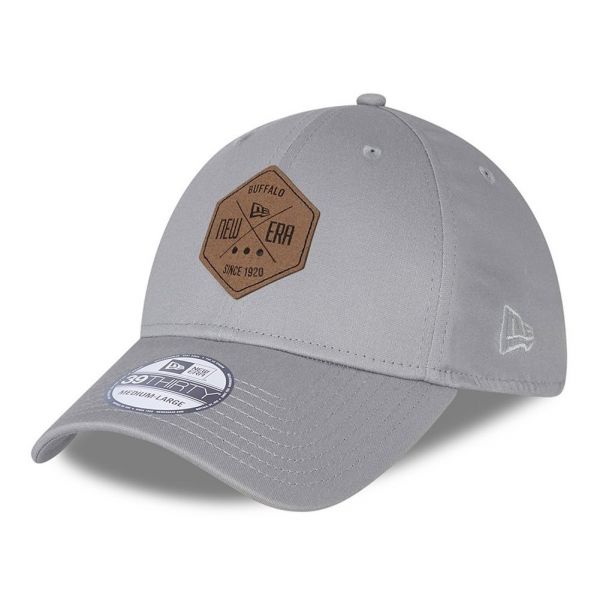 New Era 39Thirty Stretch Cap - HEX PATCH grey