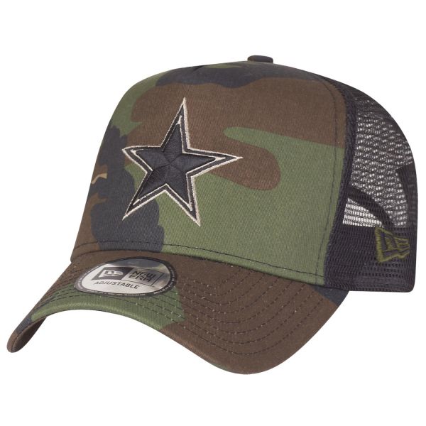 New Era Adjustable Trucker Cap - Dallas Cowboys wood camo