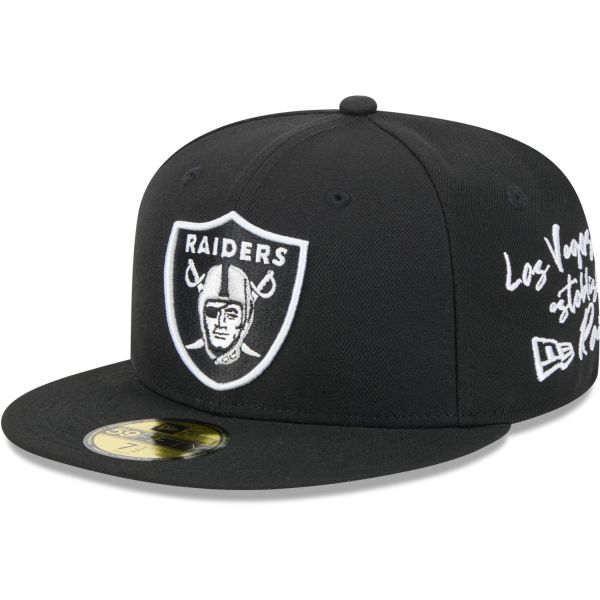 New Era 59Fifty Fitted Cap - VERBIAGE Las Vegas Raiders