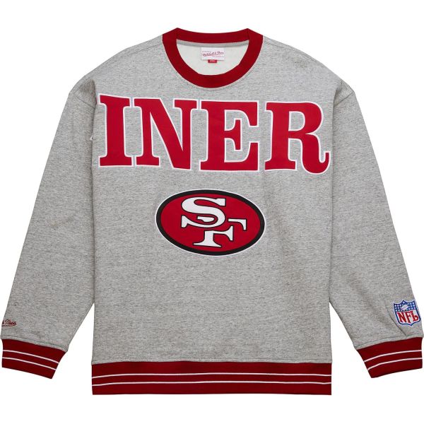 Mitchell & Ness SATIN Fleece Pullover San Francisco 49ers