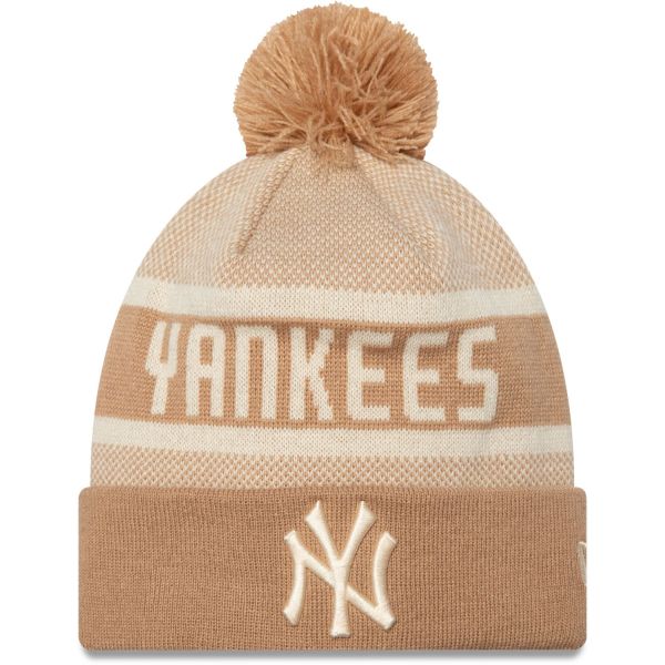 New Era Wintermütze Beanie - New York Yankees beige khaki