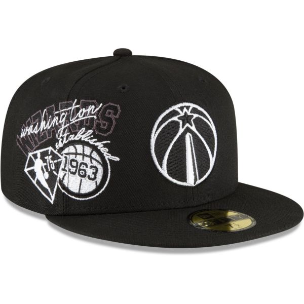 New Era 59Fifty Fitted Cap - BACK HALF Washington Wizards