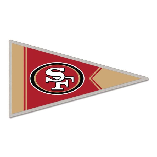 NFL Universal Schmuck Caps PIN San Francisco 49ers Wimpel