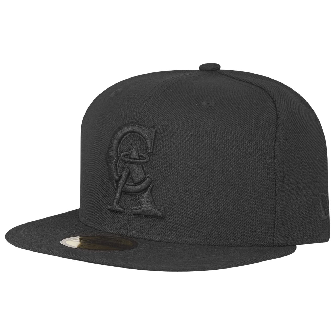New Era 59Fifty Cap MLB BLACK California Angels Cooperstown | Fitted ...