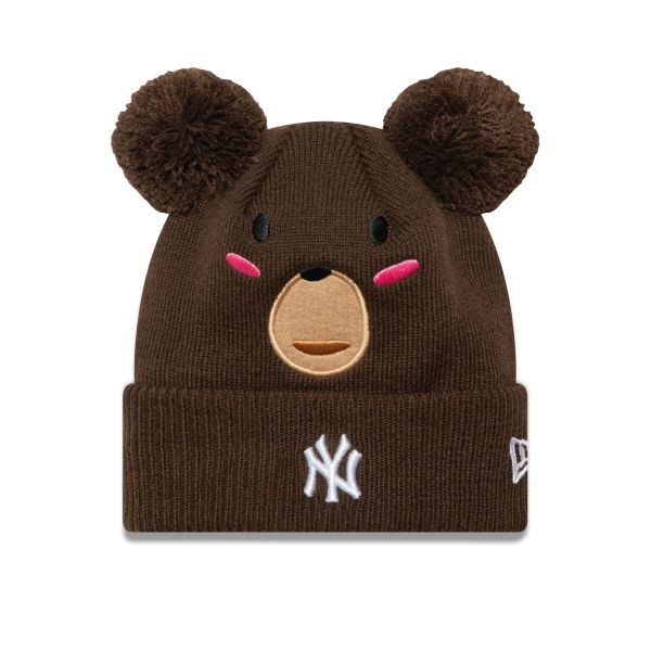 New Era Enfants Bonner d'hiver BOBBLE Beanie - ANIMAL POM