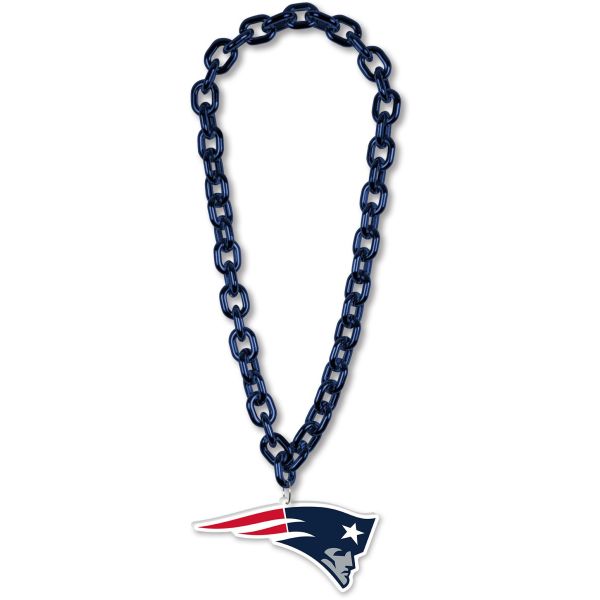 NFL New England Patriots 3D XXL Fanchain Collier