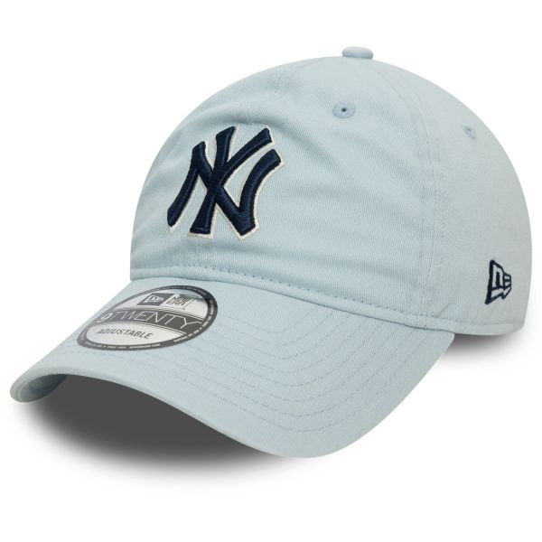 New Era 9Twenty Cap - WASHED New York Yankees soft blue