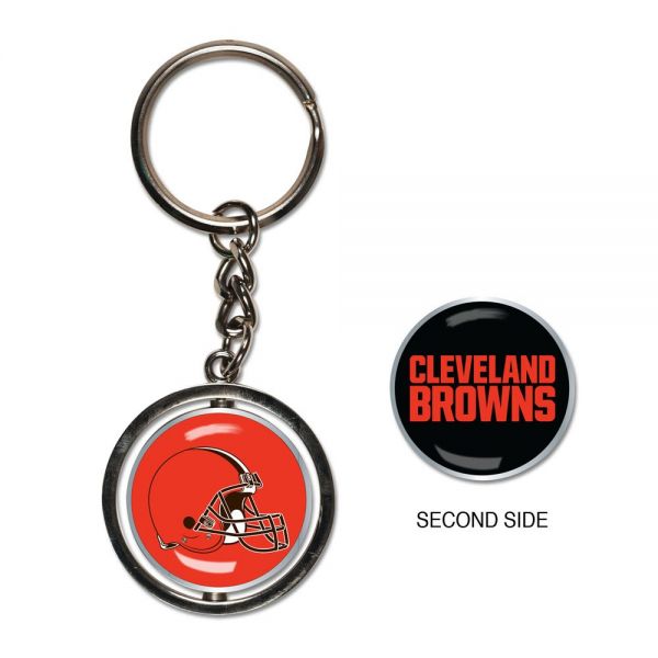 Wincraft SPINNER Key Ring Chain - NFL Cleveland Browns