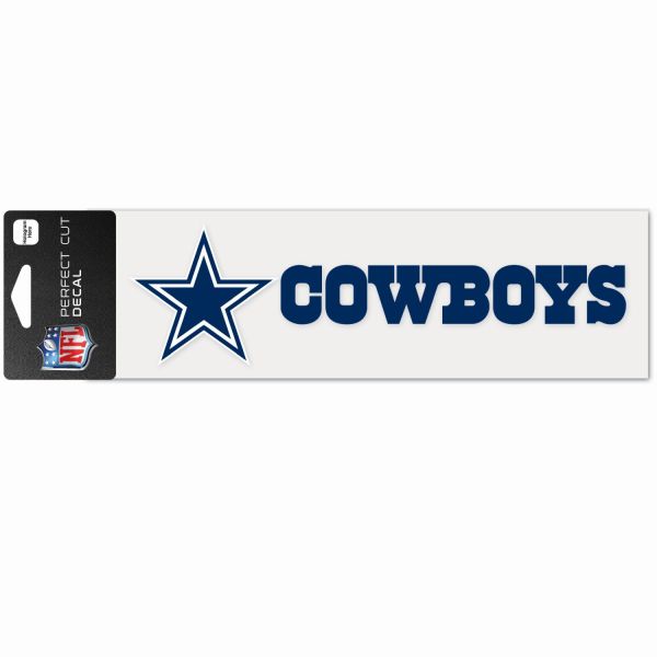 NFL Perfect Cut Aufkleber 8x25cm Dallas Cowboys