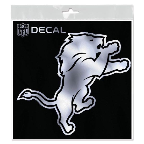 Wincraft Aufkleber 15x15cm NFL METALLIC Detroit Lions