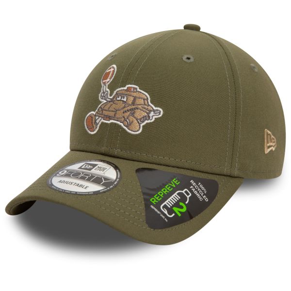 New Era 9Forty Strapback Cap - ICON LOGO Motors oliv