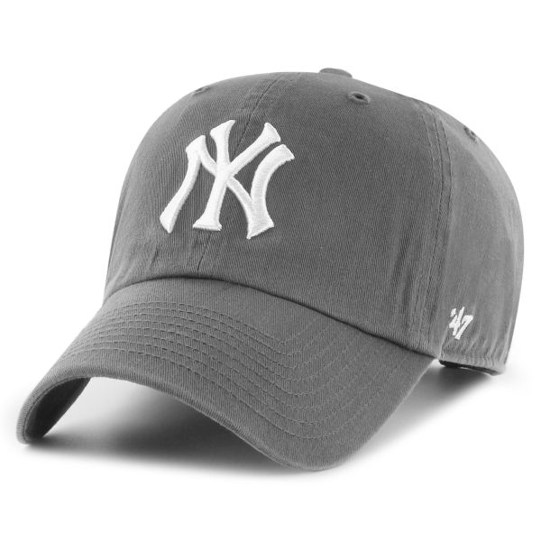 47 Brand Strapback Cap - CLEAN UP New York Yankees charcoal